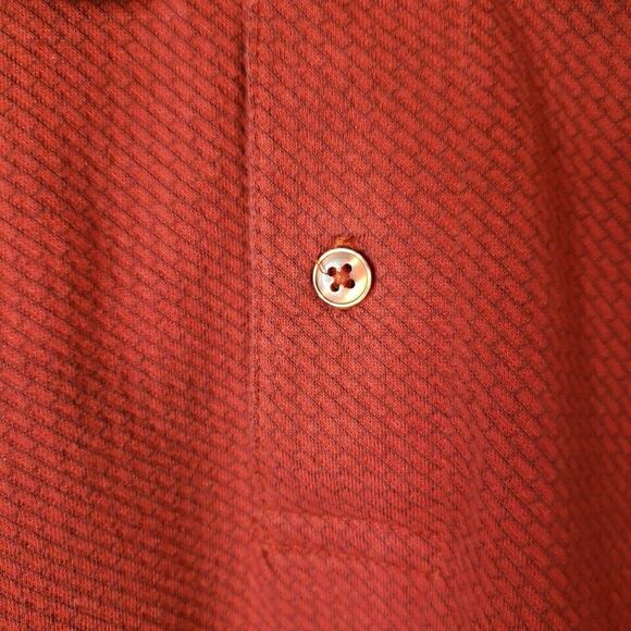 David Taylor Collection Mens Polo Shirt Short Sleeve Collared Red Sz XLT XL Tall - Picture 5 of 15